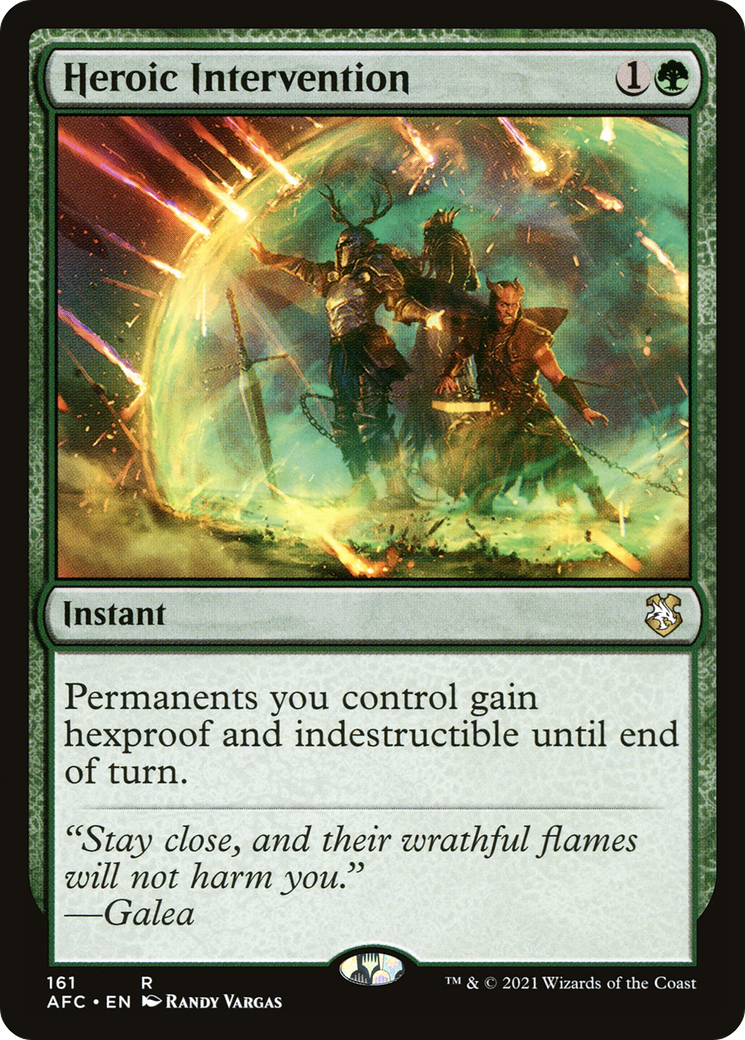 Heroic Intervention (161) - Forgotten Realms Commander