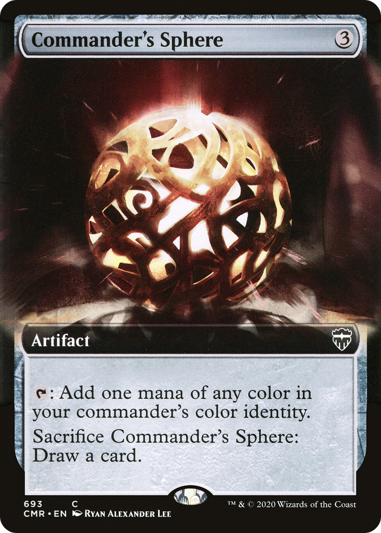 Commander's Sphere (Extended Art) (693) Foil - Commander Legends