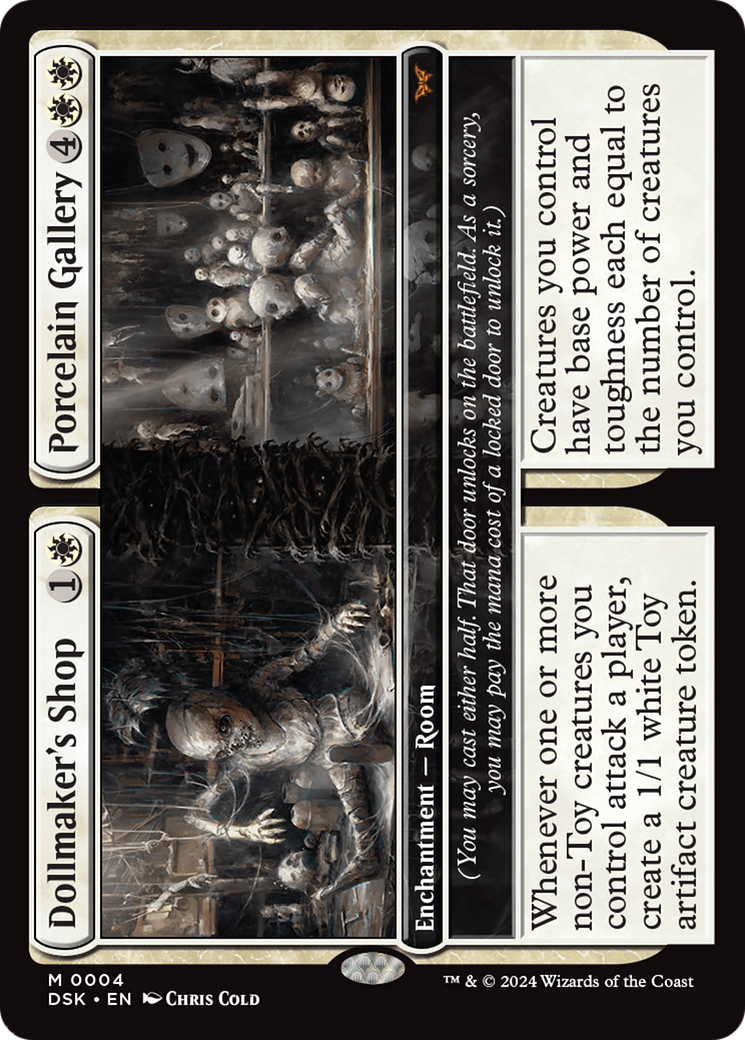 Dollmaker's Shop // Porcelain Gallery (004) Foil - Duskmourn: House of Horror
