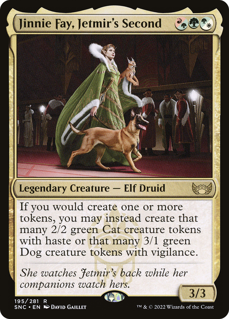 Jinnie Fay, Jetmir's Second (195) Foil - Streets of New Capenna
