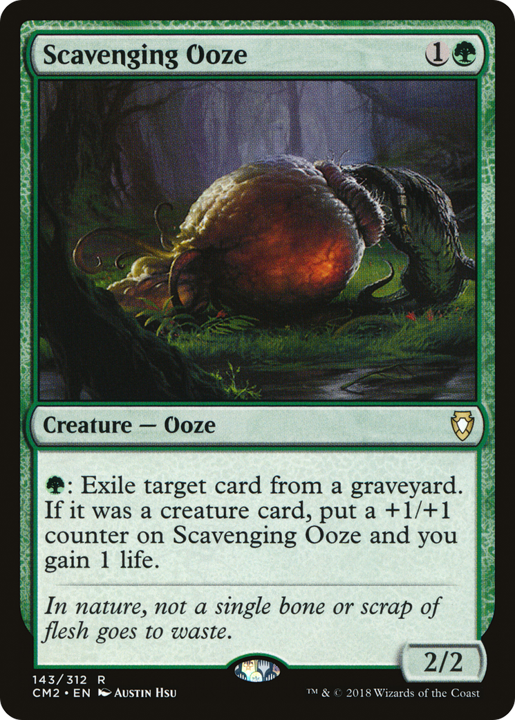 Scavenging Ooze (143) - Commander Anthology Volume II