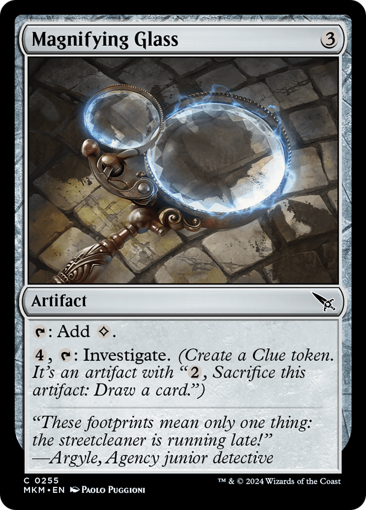 Magnifying Glass (255) Foil - Murders at Karlov Manor