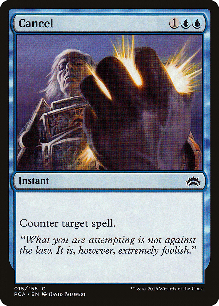 Cancel (015) - Planechase Anthology