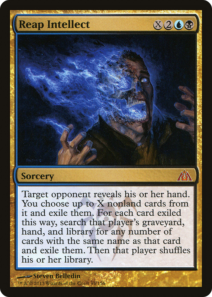 Reap Intellect (095) Foil - Dragon's Maze