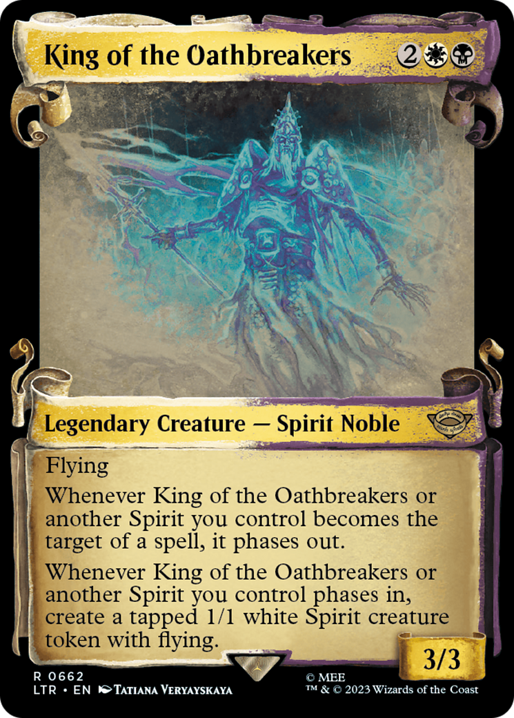King of the Oathbreakers (Showcase) (662) Foil - The Lord of the Rings: Tales of Middle-earth