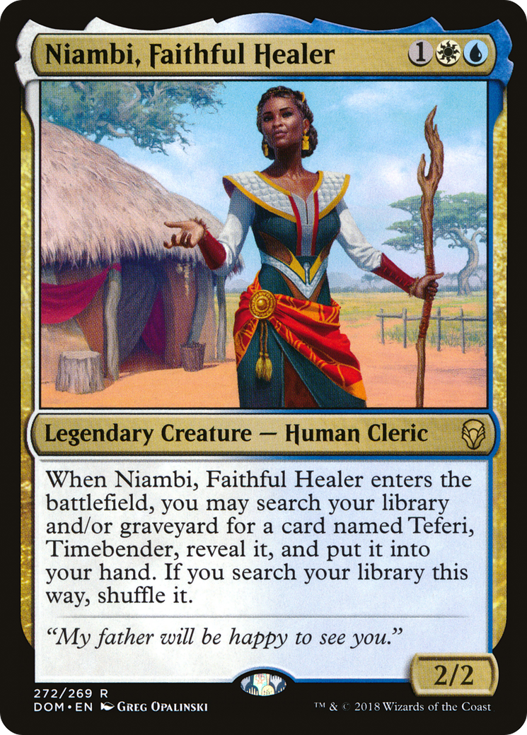 Niambi, Faithful Healer (272) - Dominaria