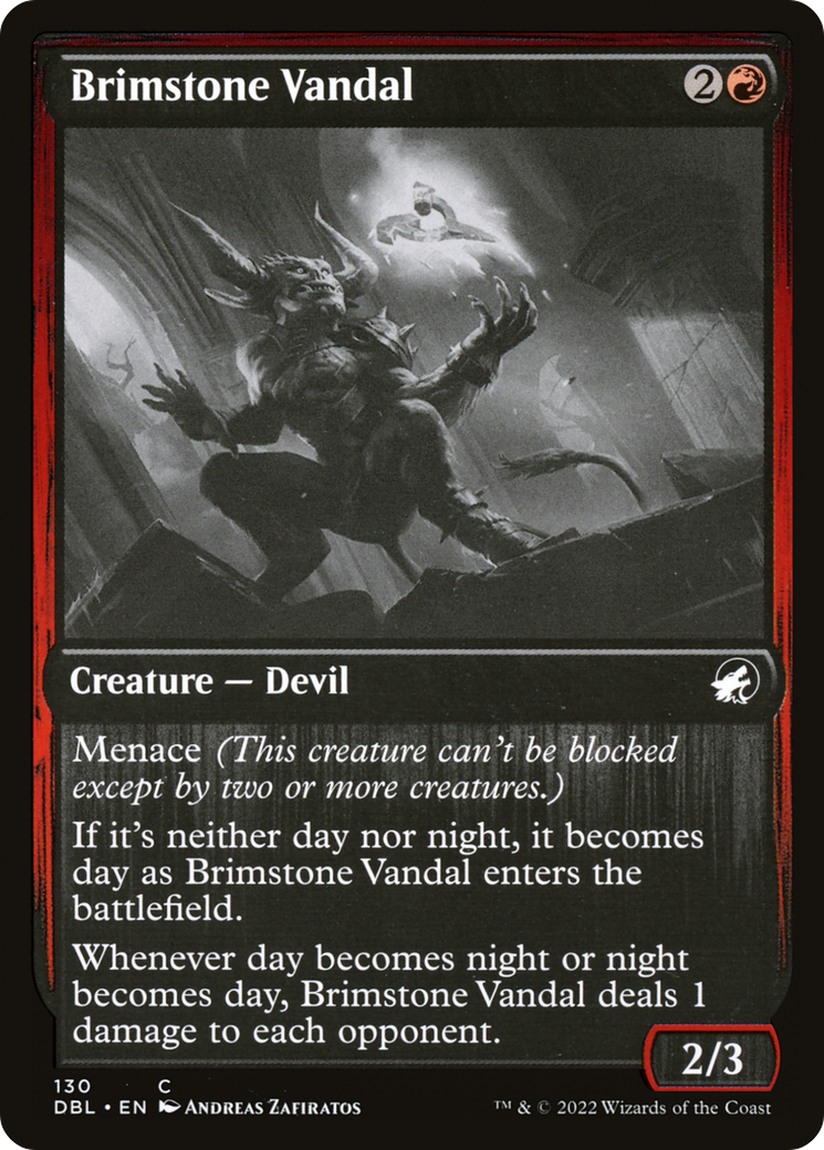 Brimstone Vandal (130) Foil - Innistrad: Double Feature