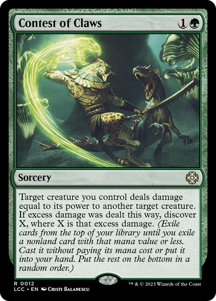 Contest of Claws (012) Foil - The Lost Caverns of Ixalan Commander