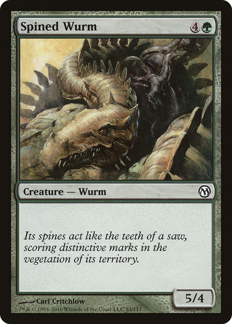 Spined Wurm (083) - Duels of the Planeswalkers
