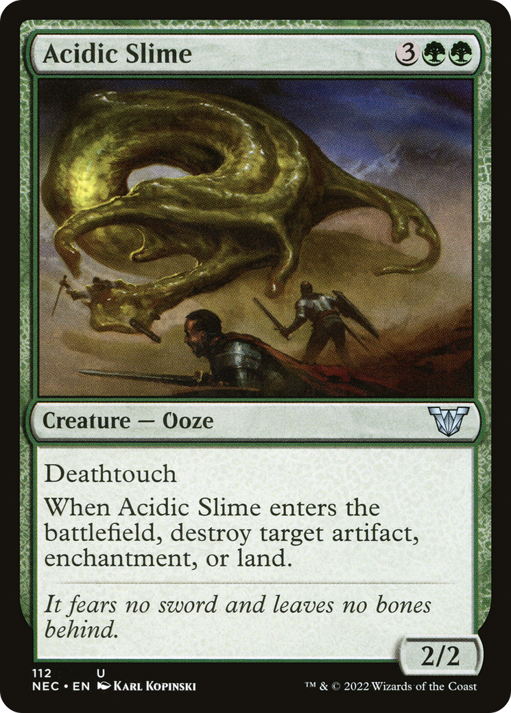 Acidic Slime (112) - Neon Dynasty Commander