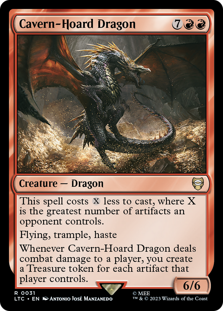 Cavern-Hoard Dragon (031) - Tales of Middle-earth Commander