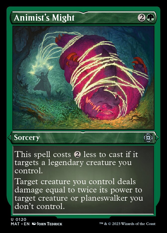 Animist's Might (120) Foil - March of the Machine: The Aftermath