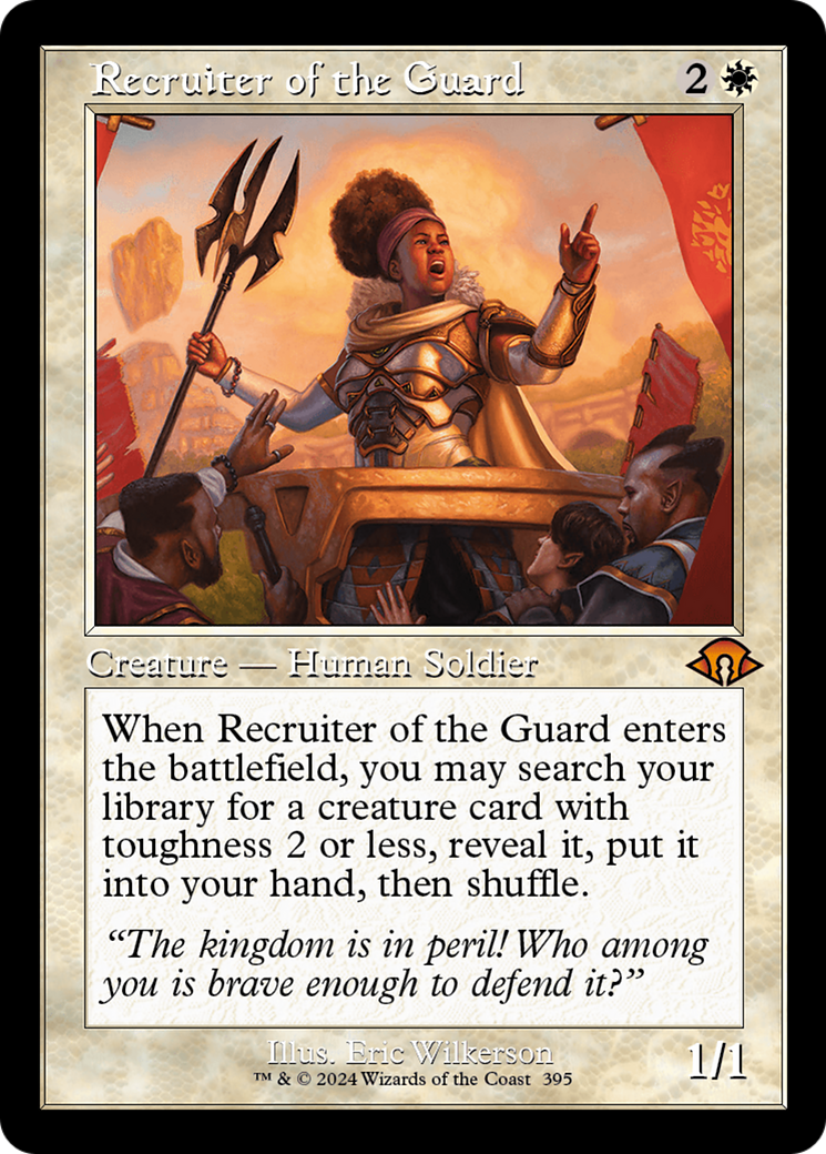 Recruiter of the Guard (Retro) (395) Foil - Modern Horizons 3