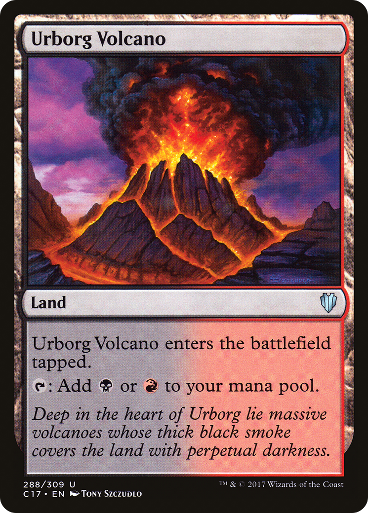 Urborg Volcano (288) - Commander 2017