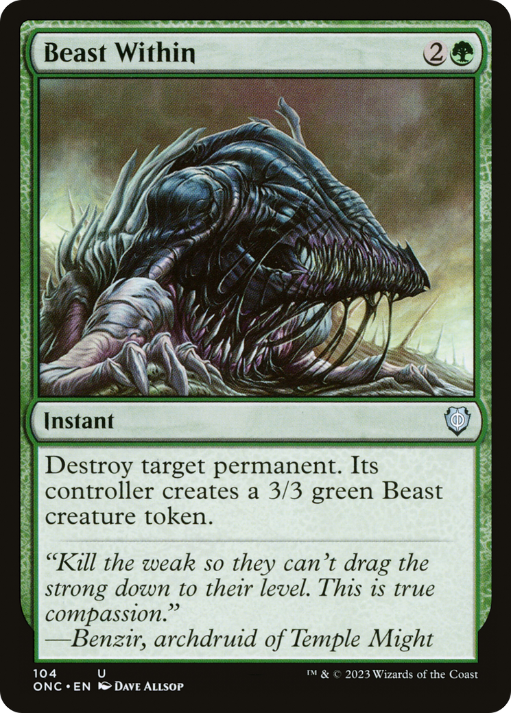 Beast Within (104) - Phyrexia: All Will Be One Commander