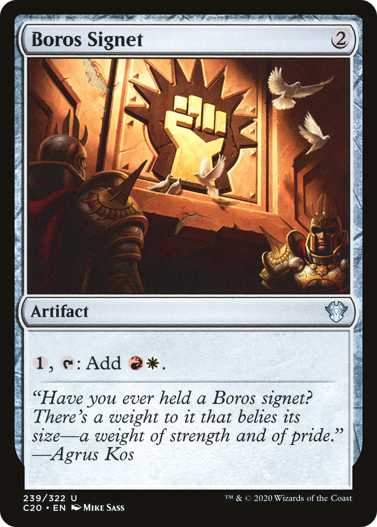Boros Signet (239) - Commander 2020