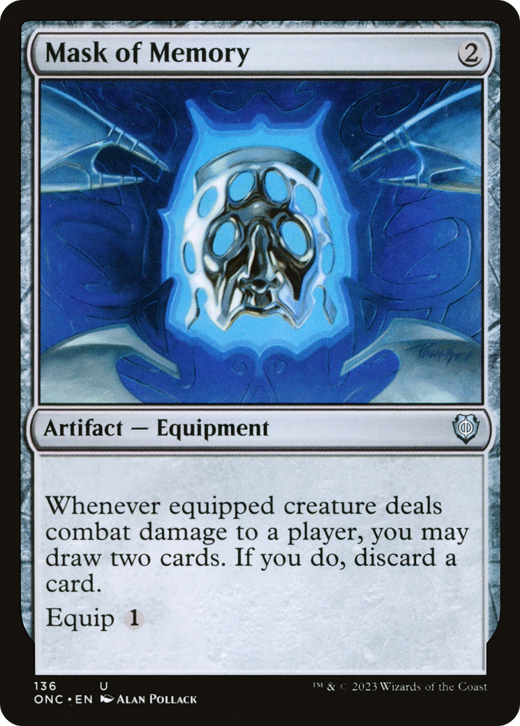 Mask of Memory (136) - Phyrexia: All Will Be One Commander