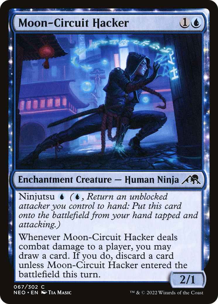 Moon-Circuit Hacker (067) Foil - Kamigawa: Neon Dynasty