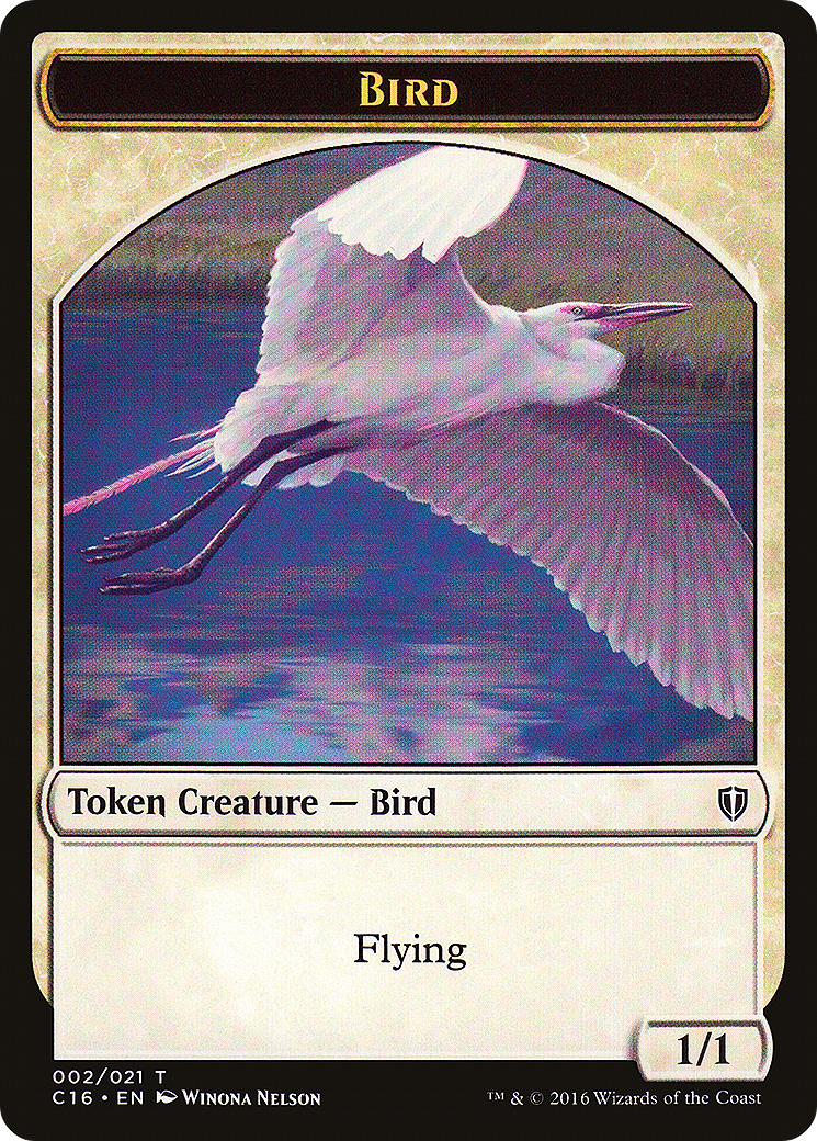 Bird (002) - Commander 2016 Tokens