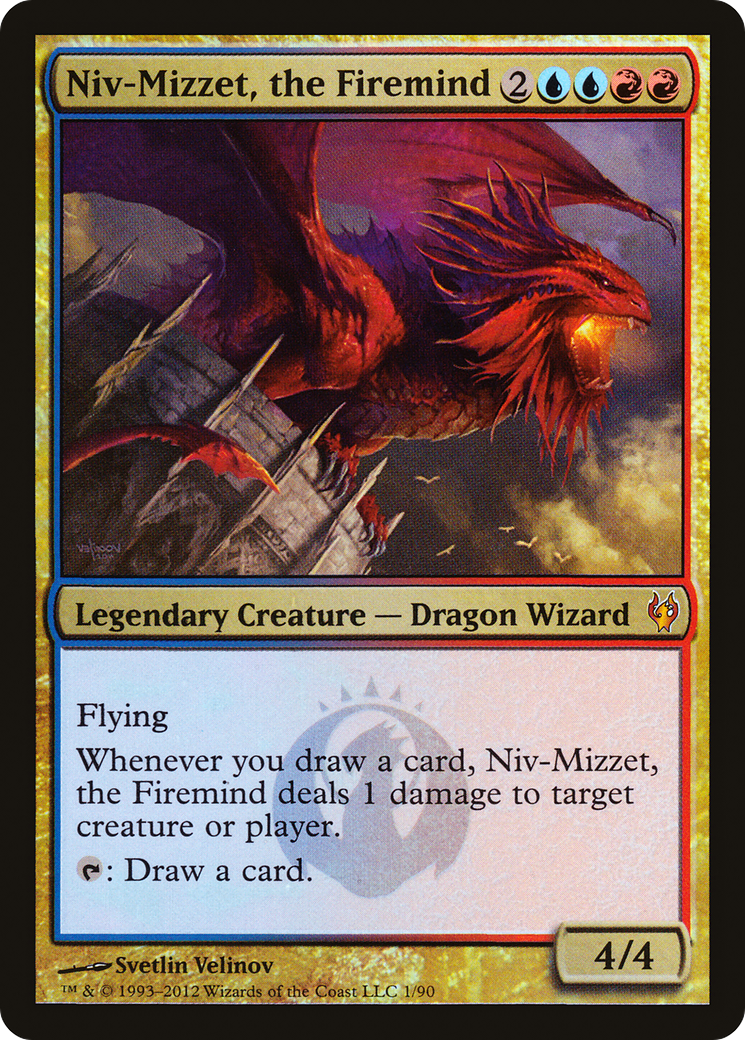 Niv-Mizzet, the Firemind (001) Foil - Duel Decks: Izzet vs. Golgari