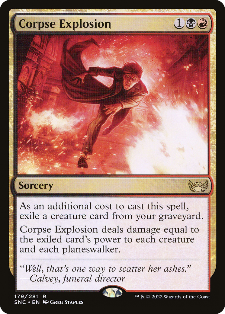 Corpse Explosion (179) Foil - Streets of New Capenna