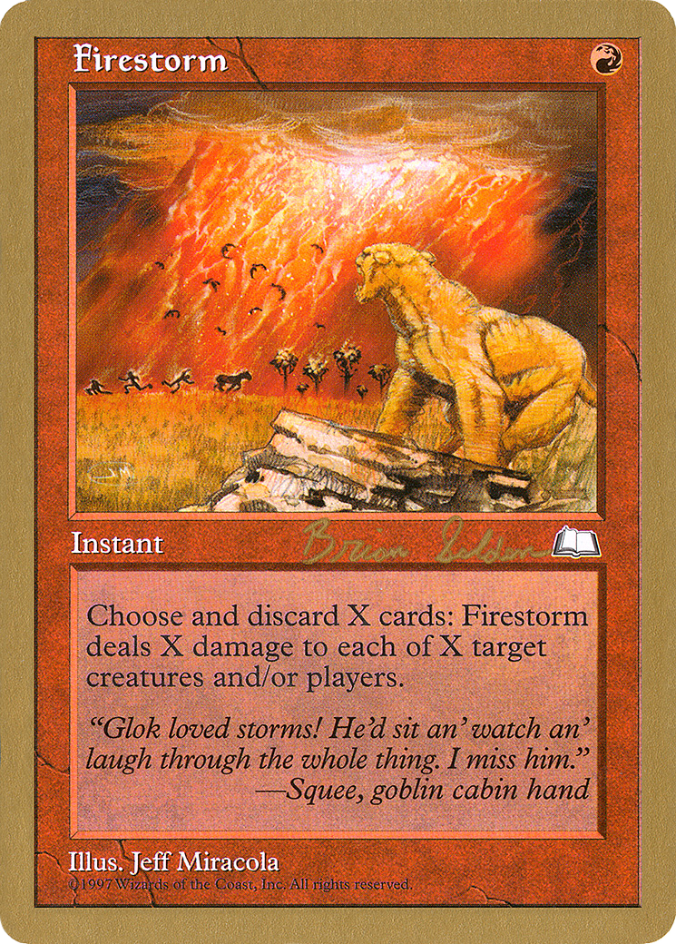 Firestorm (Retro) (bs101) - World Championship Decks 1998