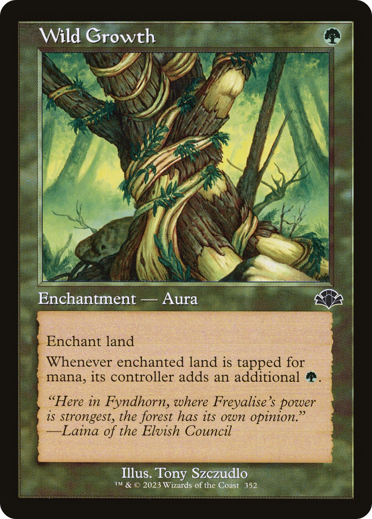 Wild Growth (Retro) (352) - Dominaria Remastered