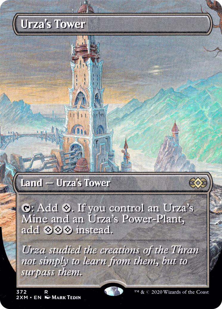 Urza's Tower (Borderless) (372) - Double Masters