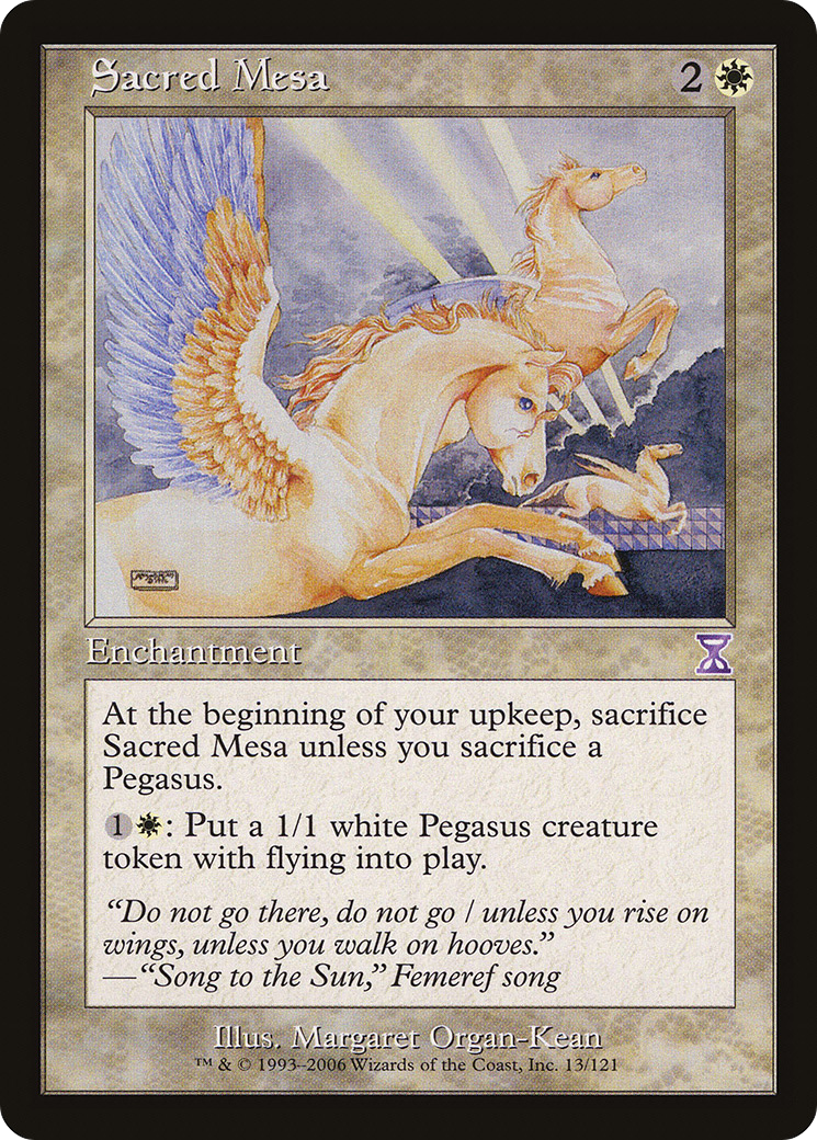 Sacred Mesa (Retro) (013) Foil - Time Spiral Timeshifted