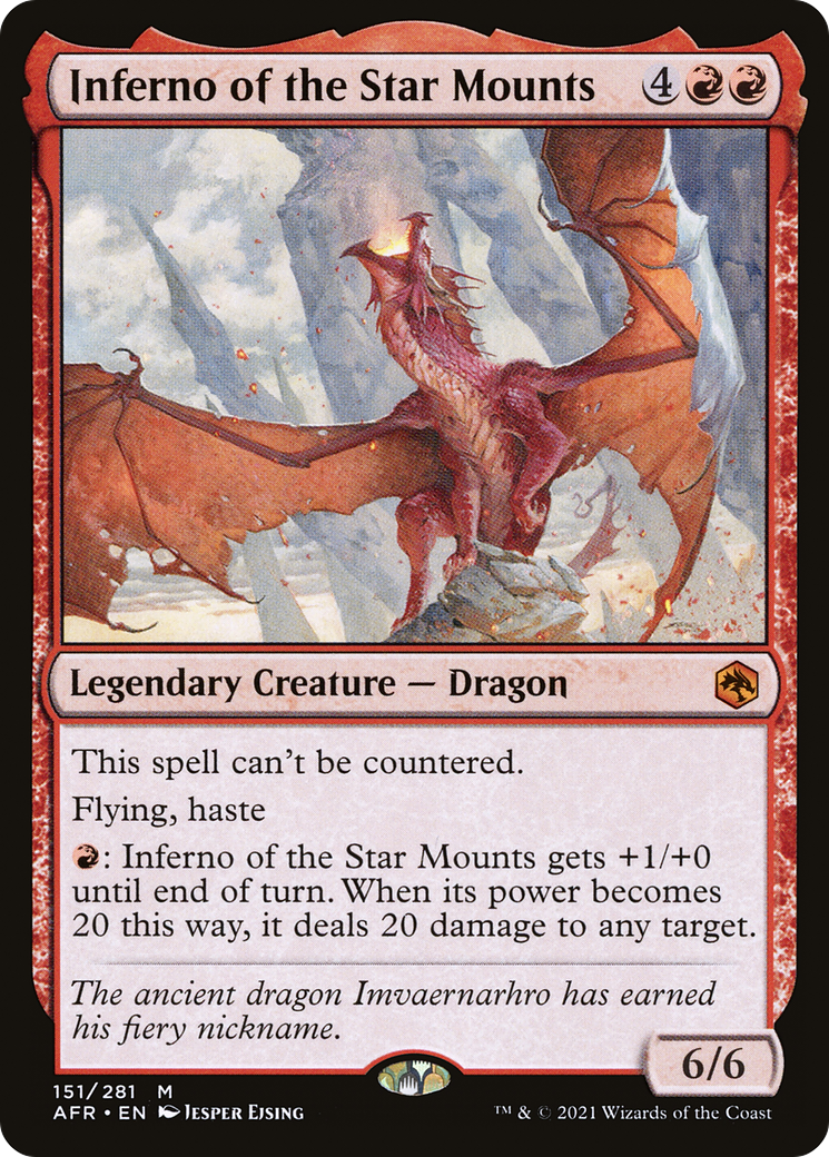 Inferno of the Star Mounts (151) Foil - Adventures in the Forgotten Realms
