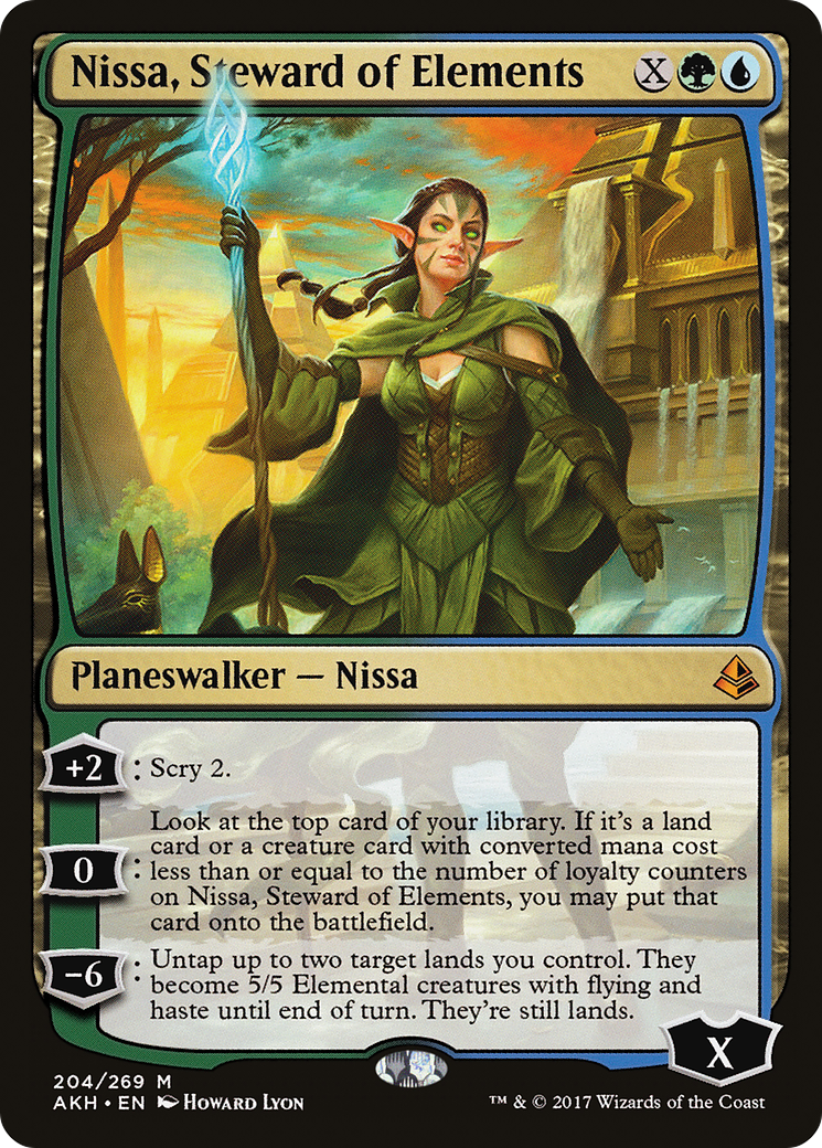 Nissa, Steward of Elements (204) Foil - Amonkhet
