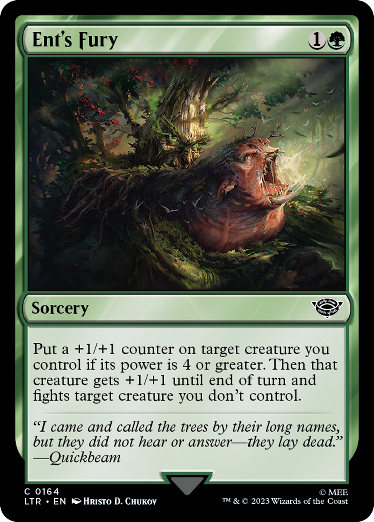 Ent's Fury (164) Foil - The Lord of the Rings: Tales of Middle-earth