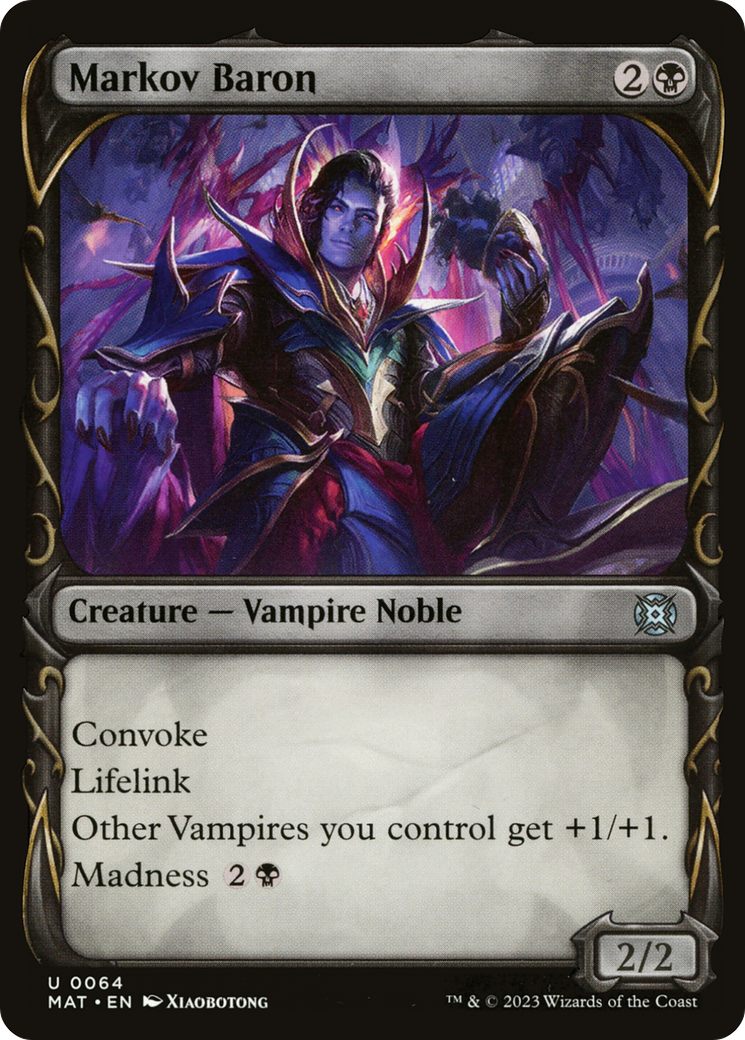 Markov Baron (Showcase) (064) Foil - March of the Machine: The Aftermath