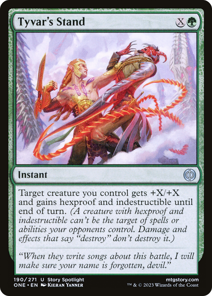 Tyvar's Stand (190) Foil - Phyrexia: All Will Be One