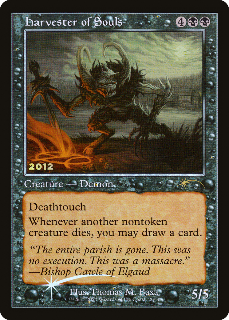 Harvester of Souls (Retro) (020) Foil - 30th Anniversary Play Promos