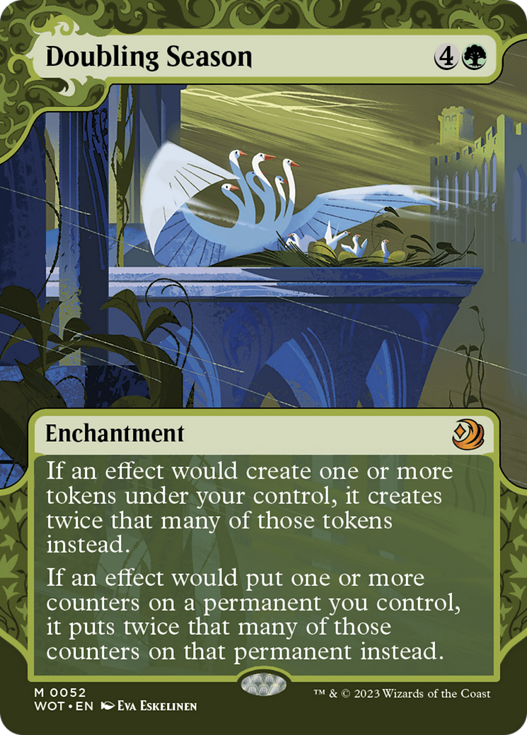 Doubling Season (Showcase) (052) Foil - Wilds of Eldraine: Enchanting Tales