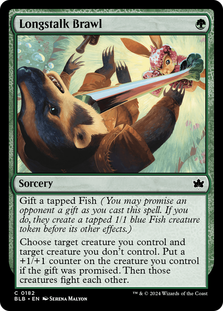 Longstalk Brawl (182) Foil - Bloomburrow