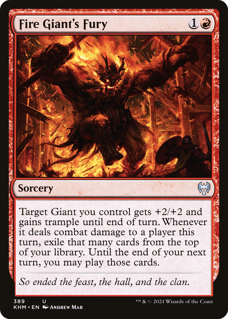 Fire Giant's Fury (389) - Kaldheim