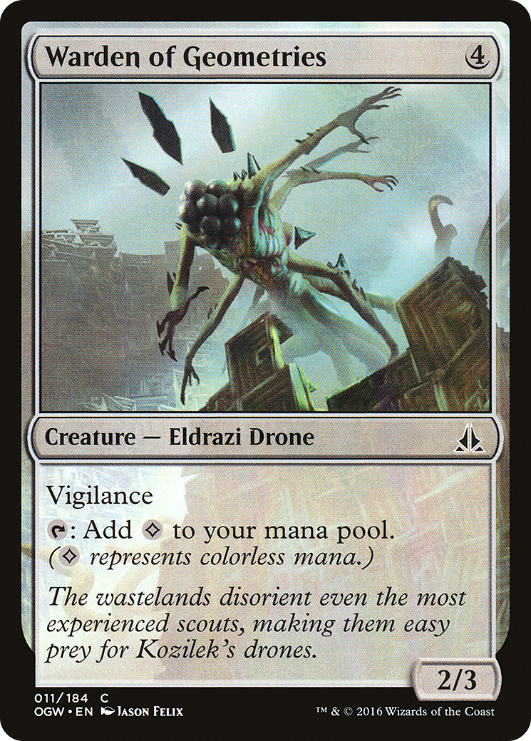 Warden of Geometries (011) Foil - Oath of the Gatewatch