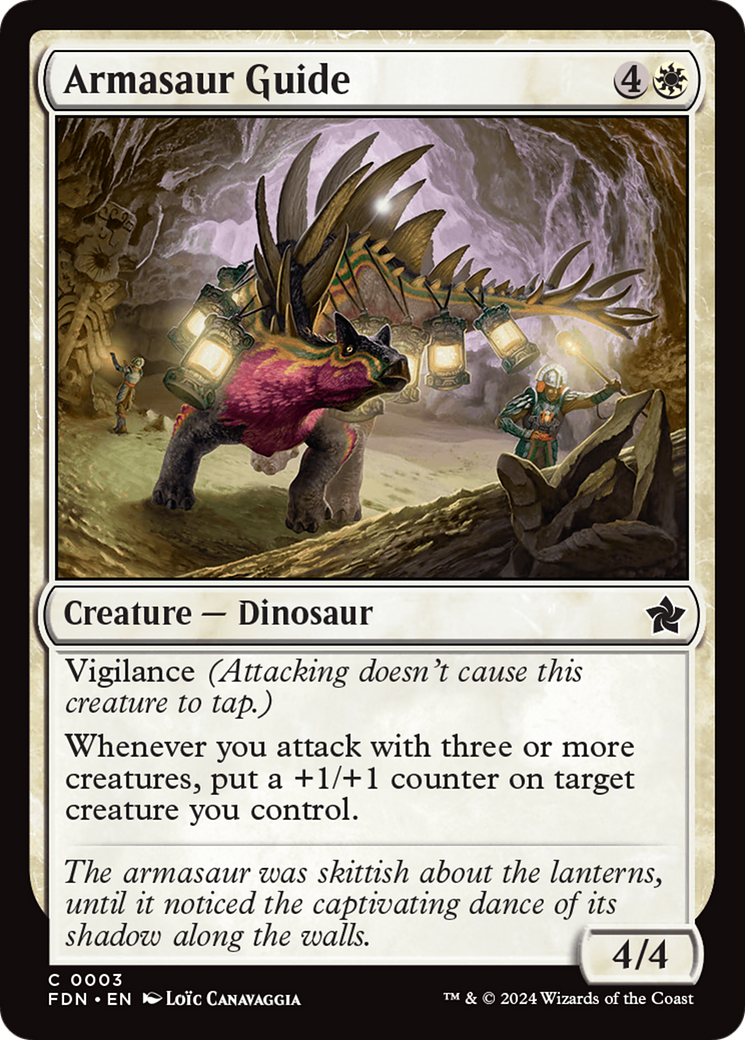 Armasaur Guide (003) Foil - Foundations