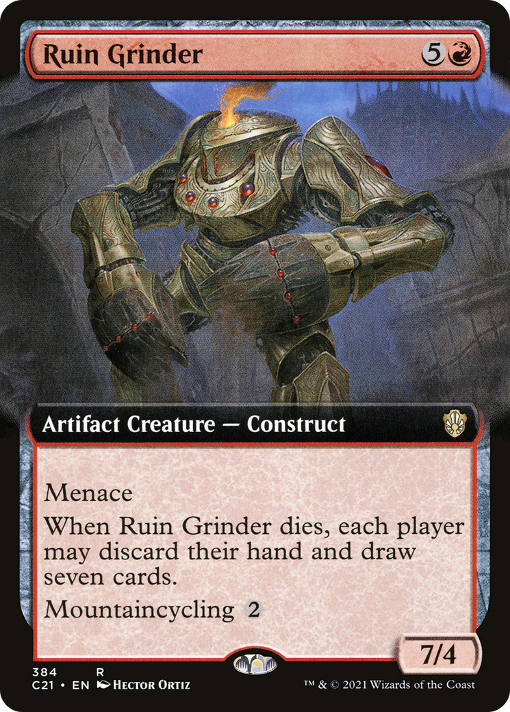 Ruin Grinder (Extended Art) (384) - Commander 2021