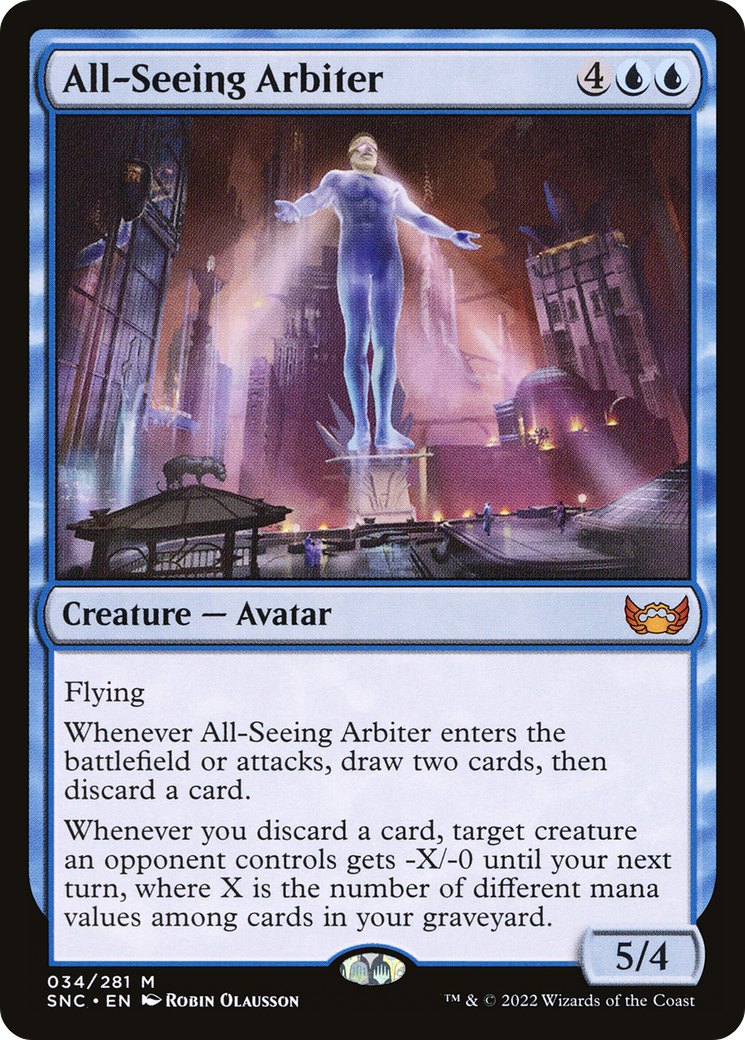 All-Seeing Arbiter (034) Foil - Streets of New Capenna