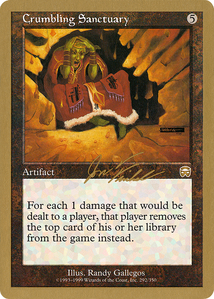 Crumbling Sanctuary (Retro) (jf292) - World Championship Decks 2000