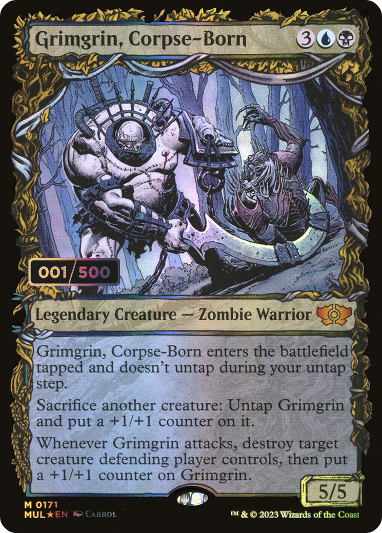 Grimgrin, Corpse-Born (Showcase) (171z) Foil - Multiverse Legends