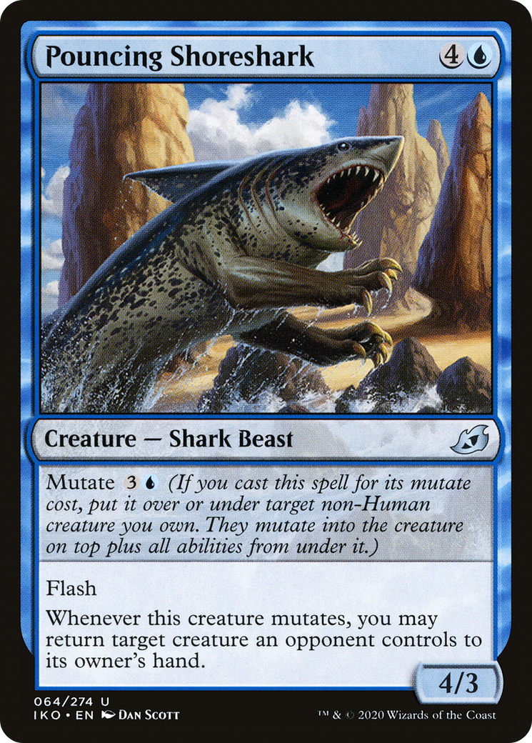 Pouncing Shoreshark (064) - Ikoria: Lair of Behemoths