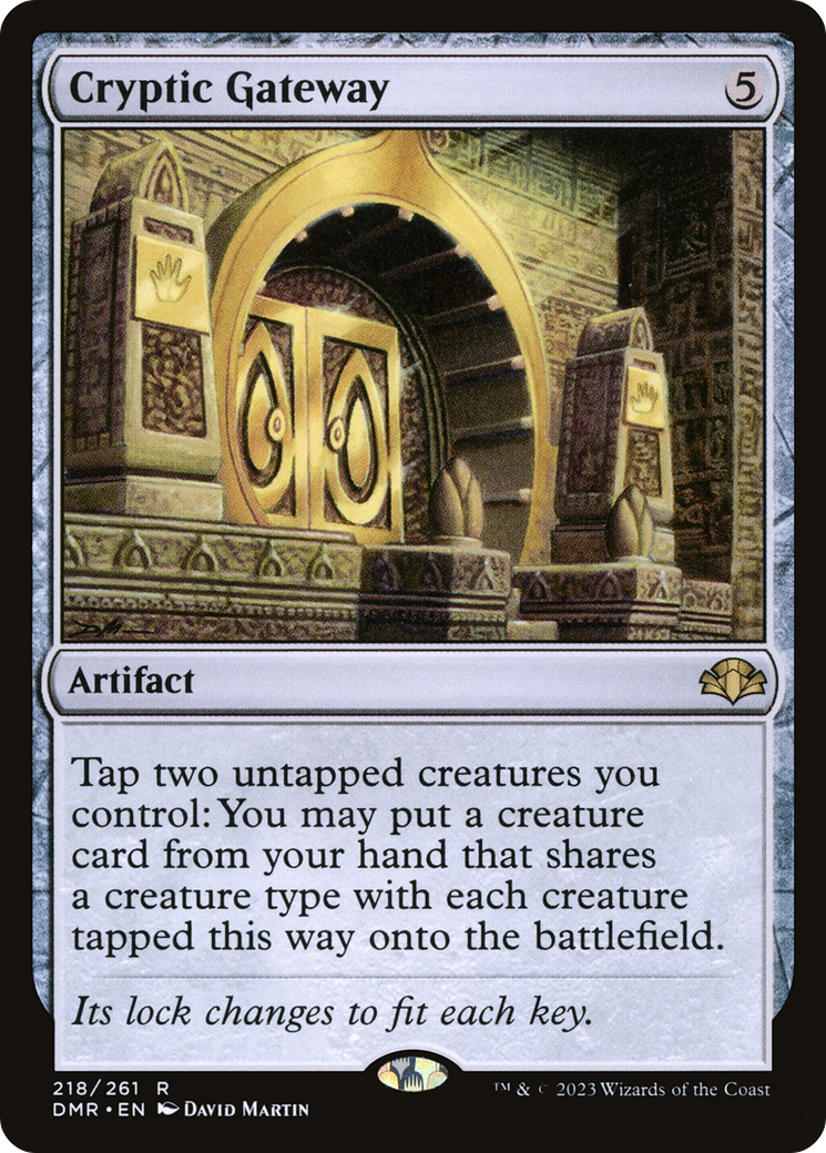 Cryptic Gateway (218) - Dominaria Remastered