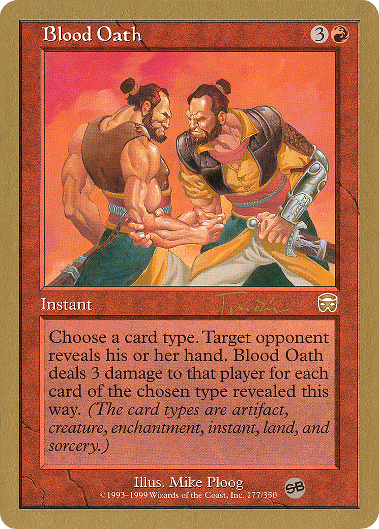 Blood Oath (Retro) (jt177sb) - World Championship Decks 2001