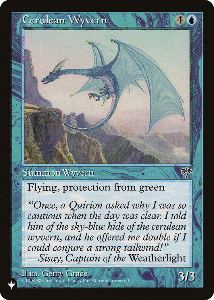 Cerulean Wyvern (Retro) (MIR-57) - The List