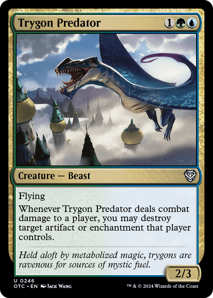 Trygon Predator (246) - Outlaws of Thunder Junction Commander