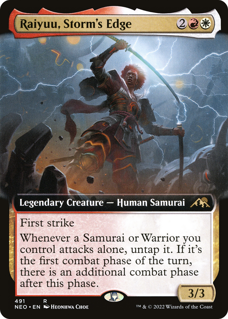 Raiyuu, Storm's Edge (Extended Art) (491) - Kamigawa: Neon Dynasty